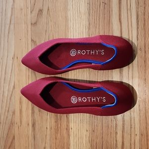 Like New Rothy's The Point Chili Red 7.5